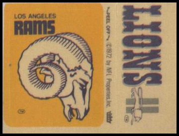Los Angeles Rams Logo Detroit Lions Name
